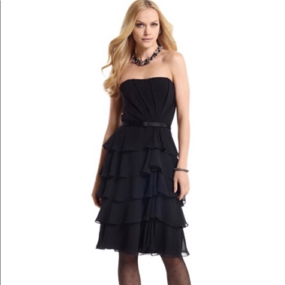 Ruffled Chiffon Dress